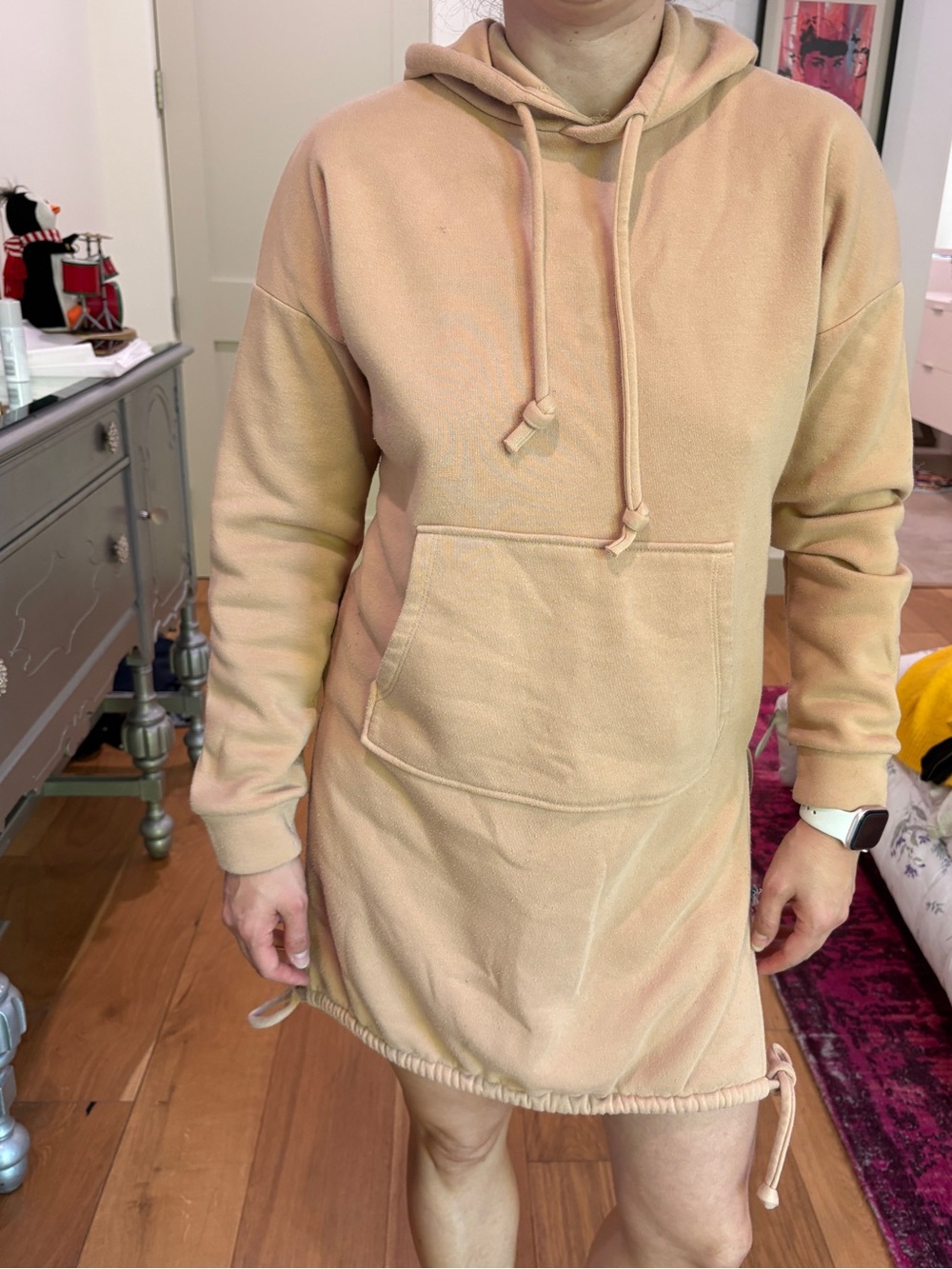 Tan Tunic Hoodie - extra soft